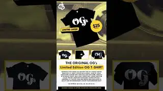 Original OGs Logo T-Shirt - Rewind to the Classics! Promos