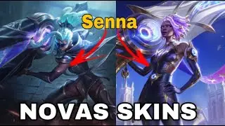 NOVA SKIN PRESTÍGIO DA SENNA , SKINS LUNAR E SOLAR , SKIN PARA O YASUO E GANGPLANK