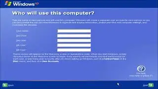 The OOBE / Windows XP
