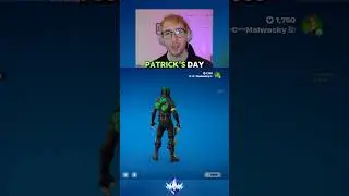Malwacky X Clover ☘️ use my code, tryna upgrade my internet🙏🏼Happy Paddy's Day🇮🇪 #fortnite #shorts