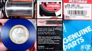 Распаковки (№81) Aiwa J202, радиодетали, расходники [Запись]