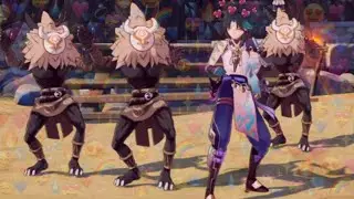Xiao dances to Griffin's cover the feels twice мейнеры тартальи в шоке
