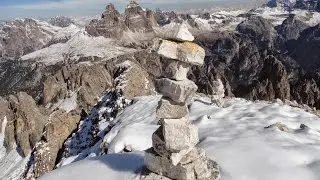 Cadini (Dolomity - Cima Cadin di Nord-Est 2788 m) - Výhľad z vrcholu