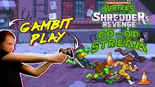 Teenage Mutant Ninja Turtles Shredder's Revenge (PC, ПК) - Прохождение на двоих (co-op Sniff)