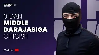 0 dan Middle darajasiga chiqish! | ochiq dars