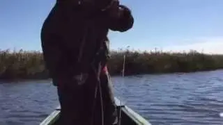 Костик на рыбалке