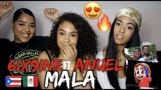 6ix9ine ft. Anuel AA - Mala Reaction/Review