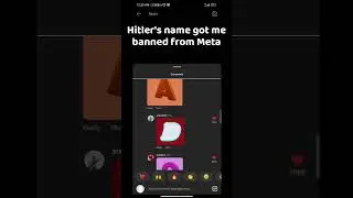 META doesn't like Hitler - Banned By META On Liking Ad*lf H**ler