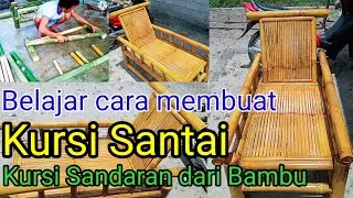 KURSI BAMBU || KURSI SANTAI DARI BAMBU