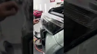 Headlight PPF Installation