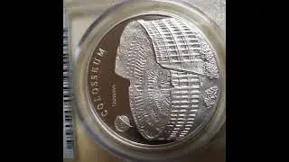 petra monument silver coin