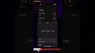 How to add multiple Timers at once on iPhone - iOS17 #iphone #iphone15