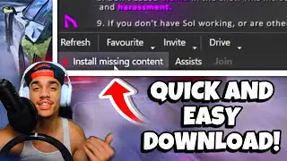 How to use Install Missing Content in Assetto Corsa