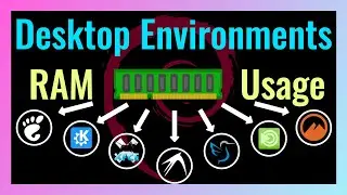 RAM Usage: 7 Desktop Environments (Debian 13 Trixie) — GNOME, KDE, Xfce, LXDE, LXQt, MATE, Cinnamon