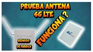 Antena 4g lte prueba de recepcion de señal