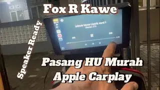 fox R kawe pasang HU murah, support apple carplay