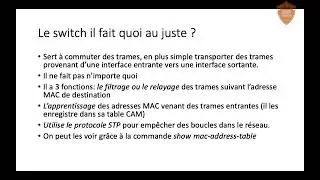 Administration réseau: Le switching, concepts de base