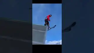 The Most Dangerous Man in the world….                             #skiing #crash #xgames #crash