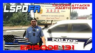 LSPDFR |  GTA V | PALETO BAY |  Trucker Attacks Paleto Officer