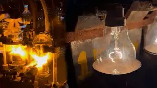 Electronic Bulb Making in Factory #shorts