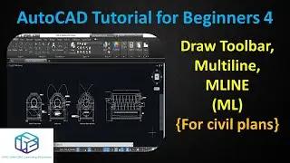 4- AutoCAD Tutorial For Beginners- Multiline, MLINE (ML)