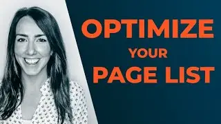 Optimize your page list | Webinar