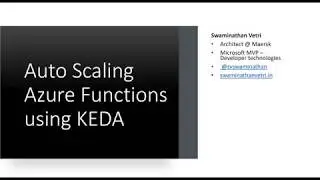 AutoScaling AzureFunctions with KEDA