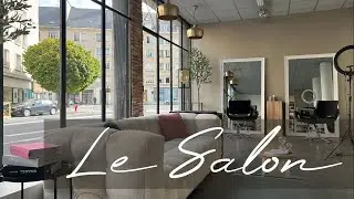Visite du salon du coiffure L'appart c