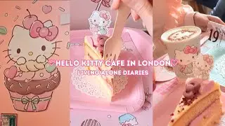 ♡quiet life diaries: Enjoying traveling/living alone abroad | Hello kitty cafe in London, shopping♡