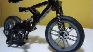 Lego Technic Bicycle - MTB Moc - Black - please vote on Lego Cuusoo