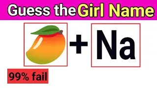 Guess The Girl Name From Emoji | Emoji Challenge | Hindi Paheliyan | Rana Bilal Quiz