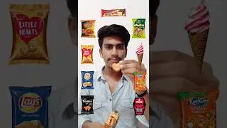 Eating challenge in ice cream, Jolo chips, kurkure, 