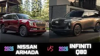 2025 Nissan Armada vs Infiniti QX80: Full Comparison – Which Luxury SUV Wins?