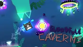 Geometry Dash: Floodfall Caverns (100%) by J735 | 4K