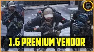 The Division 1.6 - New Emotes, Outfits, & Backpack Skins! Premium Vendor