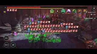 Raid:Shadow Legends- easy Nether Spider floor 90 hard Doom Tower run