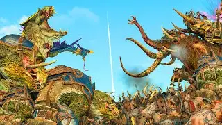 NORSCA vs LIZARDMEN - Total War Warhammer cinematic battle