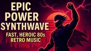 Neon Ascension ⚙️ | Epic Power Synthwave | Fast, Heroic, High-Energy Retro Music
