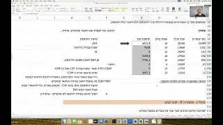 מפגש 5 - ניתוח מידע עסקי ממוחשב (אקסל) - קבוצת 16:45, פונקצית IF ו- VLOOKUP בסיסי