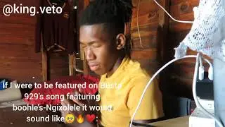 If i were to be featured on Busta 929's song featuring boohle-Ngixolele it would sound like😍❤🔥: