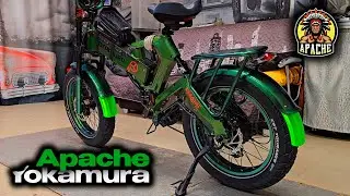 Электровелосипед Yokamura Apache: Брызговики. Гайки на заднее колесо