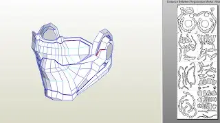 overwatch soldier 76 mask papercraft patron free submission