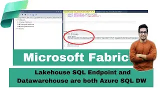 Fabric Lakehouse SQL Endpoint & Datawarehouse are Microsoft Azure SQL Data Warehouse (Azure Synapse)