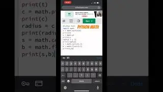 Working with Python Math Module 