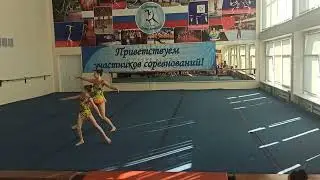 Бабко Анна, Фоменко Ярослава, 2 спортивный разряд, балансовое упражнение
