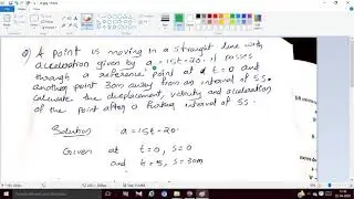 Engineering mechanics kinematics part 3 problems