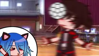 When Funneh is last in dodgeball🏐//trend//Krew High School AU//Ft.Funneh and Draco//Gacha Club