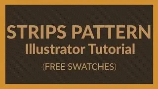 How to Create Striped Pattern Swatches — Illustrator Tutorial