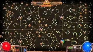 Let's Play Path of Exile BETA - Part 3(Obnoxiously large skill tree, and death!)