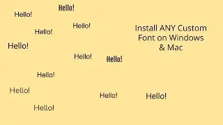 How to Install Any Custom Font on Windows & Mac